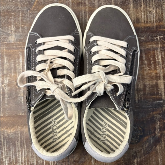 Taos Footwear Shoes - Taos Z Soul Footwear Gray and White Sneakers
